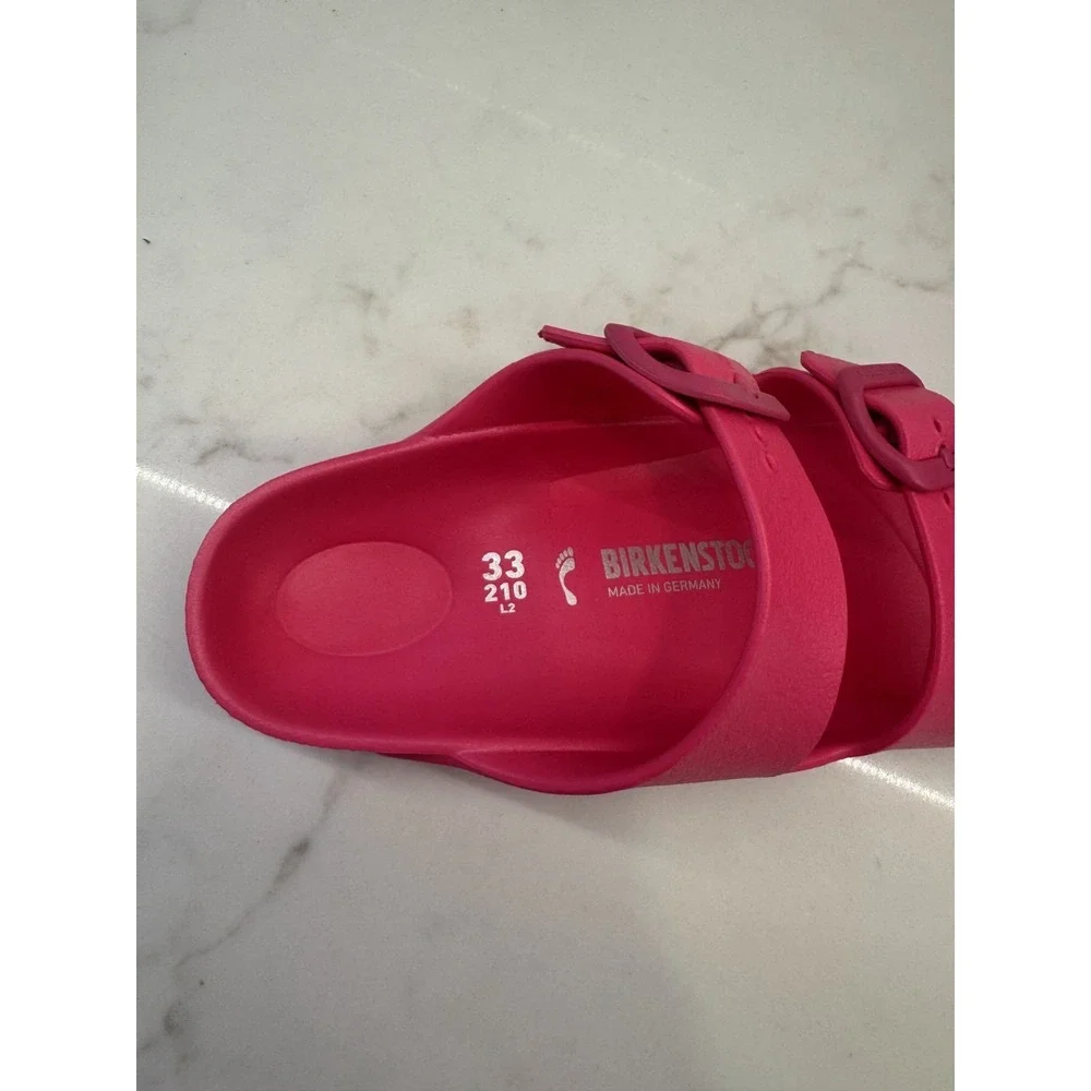 Birkenstock Arizona EVA Sandals Kids Youth Size 2 33 Beetroot Purple Slides